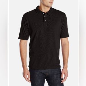 NWOT Hanes Men’s X-Temp Performance Polo, Black